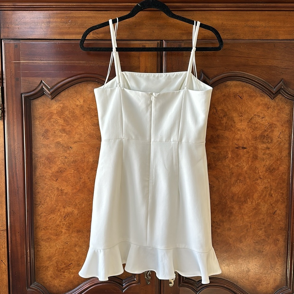 French Connection Ruffle Fit & Flare Mini Dress - Picture 13 of 13